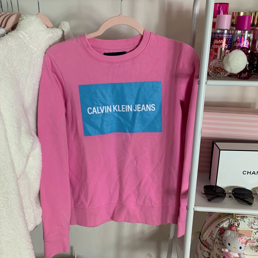 Calvin Klein Pink Sweatshirt